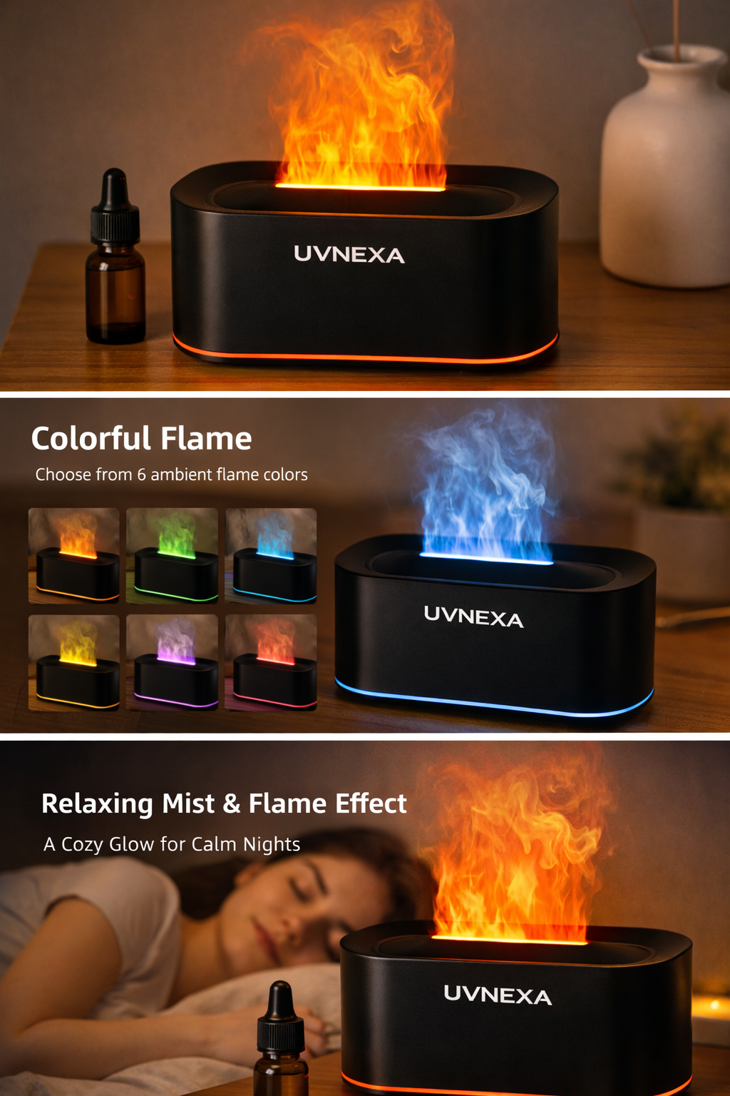 Aroma Therapy Diffuser & Night Light
