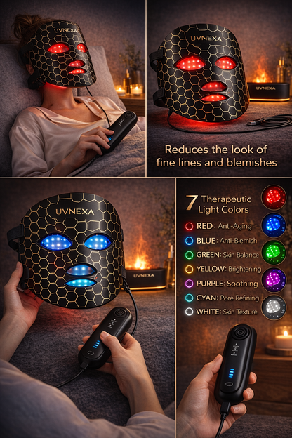 UVNEXA LED Light Therapy Face Mask